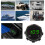 Modifizierter Motorrad-LED-Voltmeter Grün, 6-30V Digitales Panelmeter 4