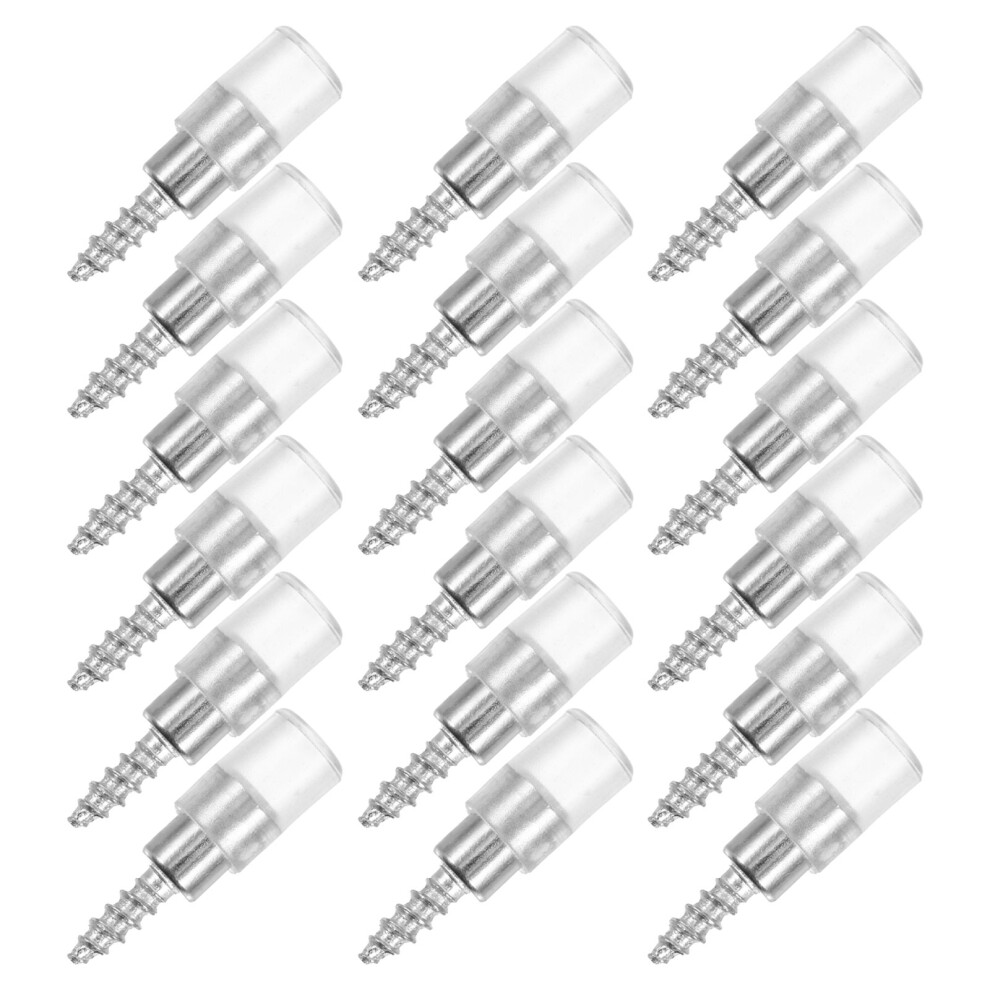 100Pcs Shelf Support Pegs With Anti-Slip Silicone Sleeve For Cabinet 3533104141449