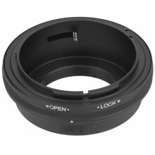 FD zu M4/3-Objektivadapter, 60 g, 6,8  6,8  3,5 cm, Silber