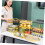 Egg Box Egg Carton Storage Case, Stackable Kitchen Crate Holder, Clear Plastic Egg Organizer 5