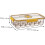Egg Box Egg Carton Storage Case, Stackable Kitchen Crate Holder, Clear Plastic Egg Organizer 4