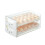 Egg Container Holder Plastic Refrigerator Organizer Clear Stackable Tray Box With Lid Double Layer Drawer Fridge 1