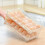 Egg Container Holder Plastic Refrigerator Organizer Clear Stackable Tray Box With Lid Double Layer Drawer Fridge 3