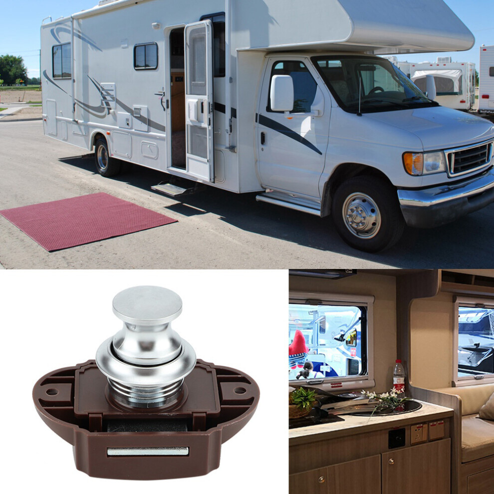 Heavy Duty Rv Boat Keyless Push Button Lock Zinc Alloy Cabinet Drawer Security 9401364095540