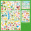 Easy Peel Off Summer Window Clings, Reusable Smooth Surface Application, Double-Sided Printed Summer Decorations for DIY Layouts 3
