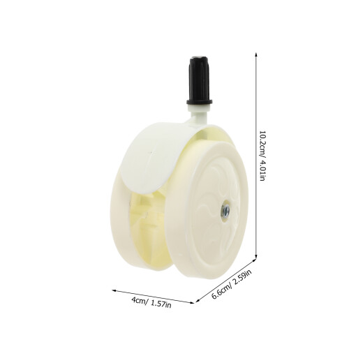 4Pcs Swivel Baby Walker Replacement Wheels - Universal Caster 1
