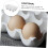 6grids Ceramic Egg Tray Shockproof Fridge Storage Organizer 6Grid Egg Holder For Kitchen 3