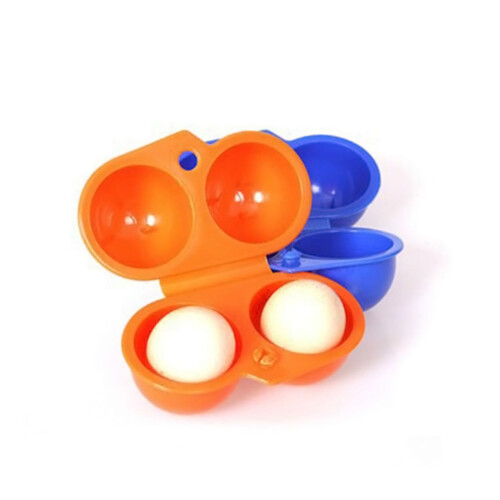 Egg Holder Container 2 Pack Folding Egg Storage Boxes For Outdoor Camping Plastic Carrier Fresh Eggs