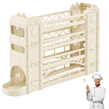 Egg Holder for Refrigerator, 4Tier Rolling Egg Dispenser, Refrigerator Egg Rack Organizer, Egg Storage Rack