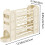 Egg Holder for Refrigerator, 4Tier Rolling Egg Dispenser, Refrigerator Egg Rack Organizer, Egg Storage Rack 5