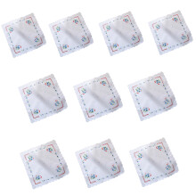 Lady Square Handkerchief Cloth Flower Women Child-Style 1 blue