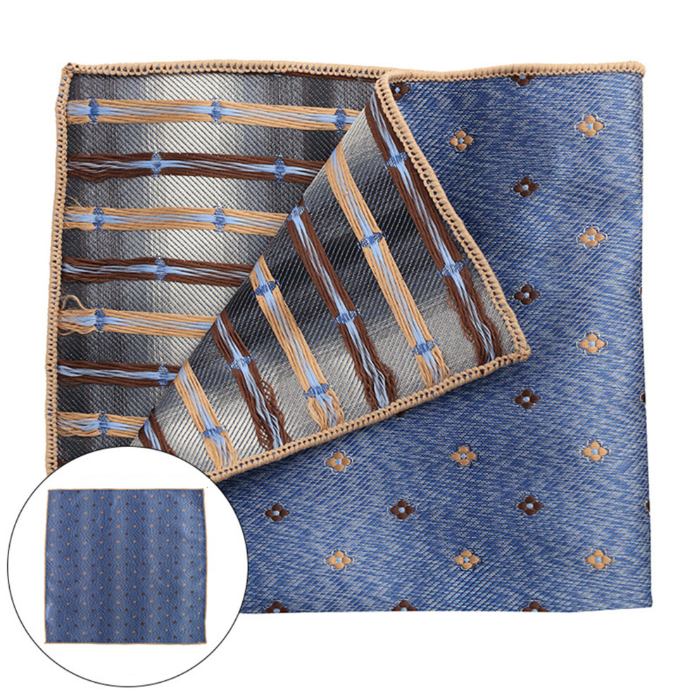 10x10inch Handkerchief for Man Gentleman Casual Pocket-Style 2