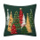 Festival Polyester Cushion Cover With Christmas Tree Designs-3 1