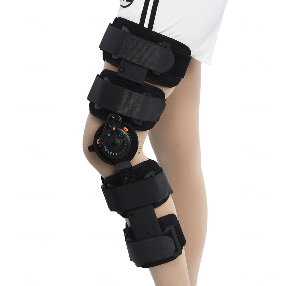 Adjustable Knee Rom Immobilizer ACL MCL PCL Ligament Support Knee Brace With EVA Pad For Pain And Arthritis Men Women