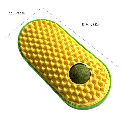 Kitten Catnips Scratching Massager Combs for Short-Grass green 2