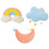 Rainbow Cloud Moon Plushie Pillow for Relaxation-rainbow cloud 2