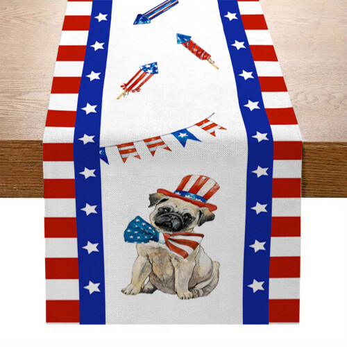 Tablecloths Independence Day Table Runner 7.4 Dining Table-5