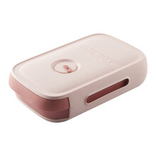 Refrigerator Organizer Case 1 Piece With Lid Drawer Type Freezer Container Space Saving Design For Kitchen Storage Use