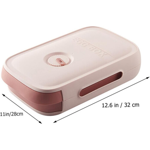 Refrigerator Organizer Case 1 Piece With Lid Drawer Type Freezer Container Space Saving Design For Kitchen Storage Use 1