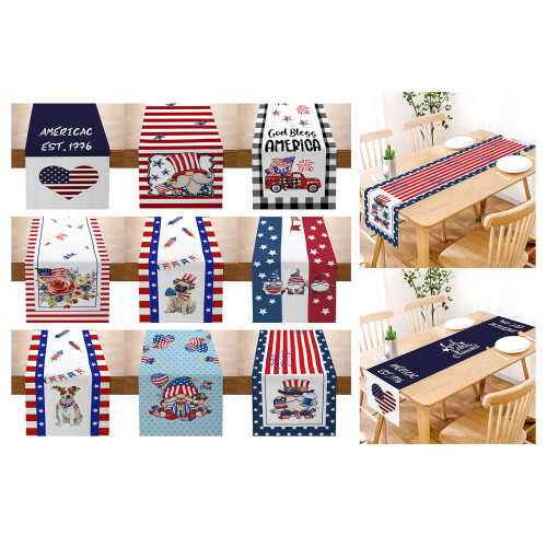 Tablecloths Independence Day Table Runner 7.4 Dining Table-5 2