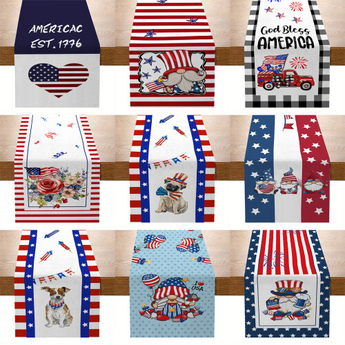 Elegant Table Runner Table Cloth Table Runner for America-1 1