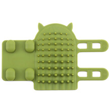 Cat Hair Removal Massager Comb Cats Scratching Brush-Green
