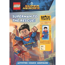 LEGO DC Super Heroes Superman to the Rescue Activity Book with Superma