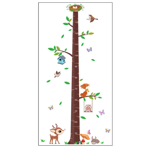 Growth Chart Tree Wall Stickers, Removable and Adaptable for Any Space 2