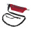 Universal Sports Waist Pack Multifunctional Multifunctional-Red 1