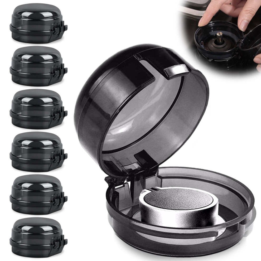 6pcs Plastic Childproof Stove Knob Covers Easy Installation For-image-OPC-PN9X28R-NEW