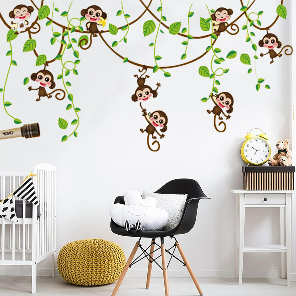 Ergonomic Design Wall Decor, Waterproof Bright Colorful Easy-To-Tear-And-Stick Stickers For Playrooms, Classrooms