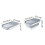 Space Saving Dog Food Container Kitchen Storage Sealed-White 4