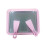 Ice Cream Roll Maker Roller with Spatulas Ice Cream-Pink L 1