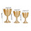 Wine Glass Classical Copper Goblet Household Dining Bar-   M 3