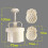 Pineapple Mooncake Mold Cookie Hand- 125g large 4