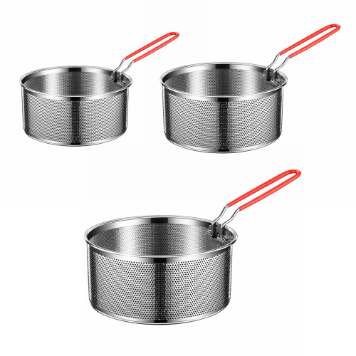 High Temperature Resistant Deep Fry Basket for Cooking-M 2