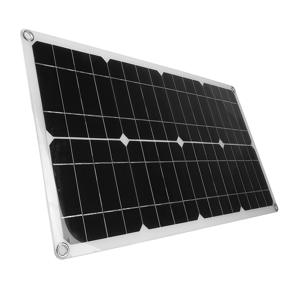 25W Dual 5V Single Crystal Solar Panel Kit 540X280mm Waterproof 8751364099958