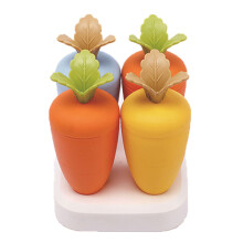 Reusable Plastic Ice Cream Mold Creative Carrot Shape Fashion