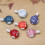 Set of 6 Ceramic Pufferfish Chopstick Rest Ceramic-Orange 5