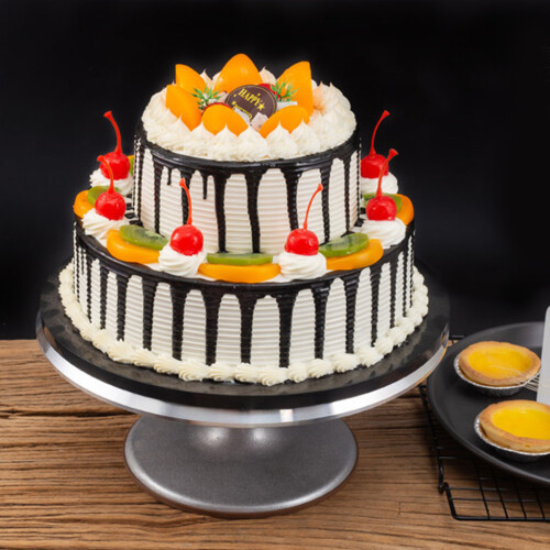 Cake Table Turntable Rotating Table Stand Base Turn Around 2