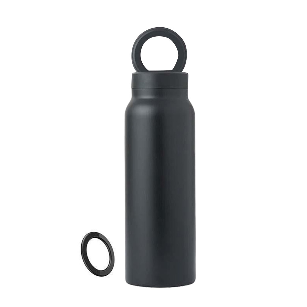 (Black) Stainless Steel Insulated Cup 24OZ Capacity With Straw Holder And-image-OPC-PN9XCHB-NEW