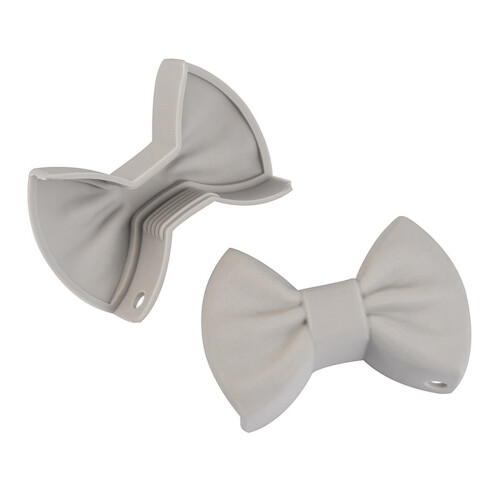 2 Pieces Silicone Finger Clip Heat Resistant Protector-grey