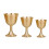 Wine Glass Classical Copper Goblet Household Dining Bar-   L 2