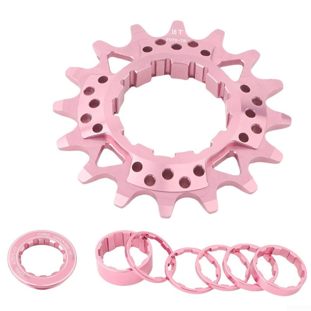 Precision Engineered Single Speed Flywheel Cover For Dirt Bike Use 16T Light/Black 9339159473740