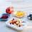 Ice Cream Roller Plate with 2pcs Spatulas for Handmade-White L 5