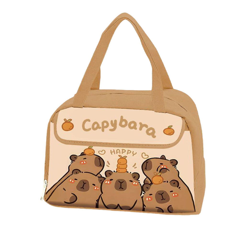 (type4) Waterproof Insulation Animal Print Lunch Bag Cute Capybara Cartoon-image-OPC-PN9XHWP-NEW