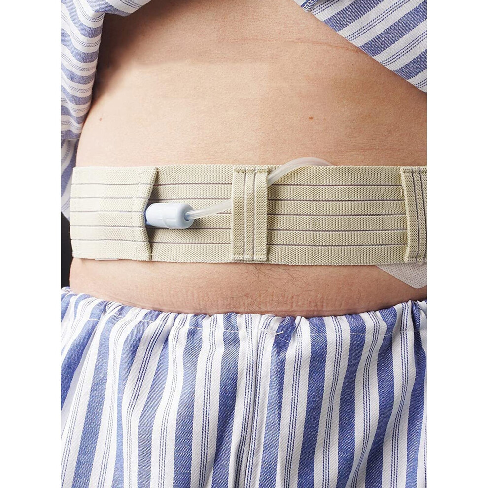 Peritoneal Dialysis Conduit Belt TwoPiece GTube Holder For PEGTube JTube Abdominal Feeding Tubes