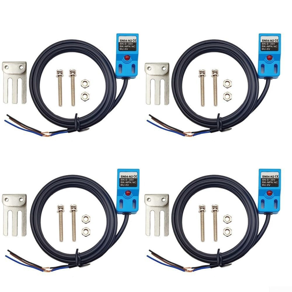 Npn Inductive Proximity Sensor, 4Mm Detection Distance, Dc 3Wire, Normally Closed, For Machine Tools/Metallurgy 9105992419401
