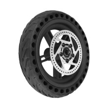 8.5Inch Solid Tire Electric Bike Wheel Upgrade Part Rubber Tire Rim And Tire Set Compatible With EBikes
