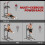 Homcom HOMCOM Power Tower Station Pull Up Bar w/Adjustable Height for Home Gym Workout 4